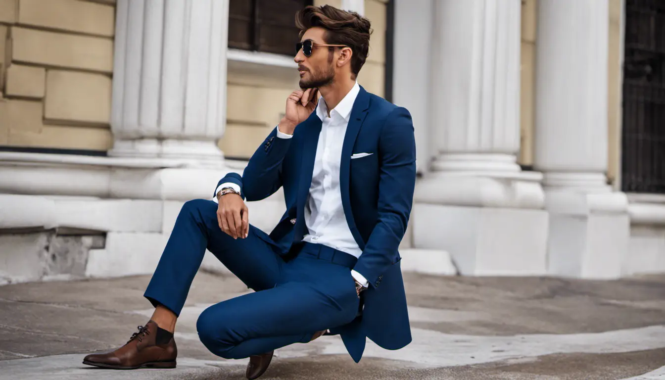 Les meilleures combinaisons de pantalons avec une veste bleu marine pour un look élégant